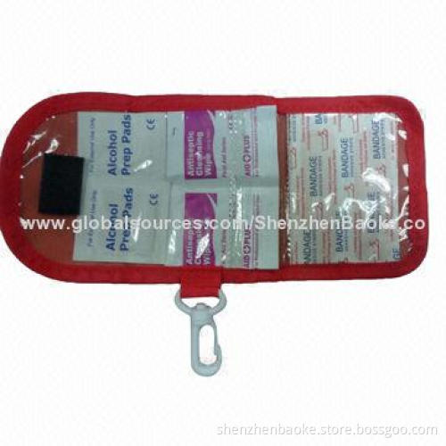 Mini First-aid Kit Bag, Made of Waterproof Nylon, Customized Logos are Accepted